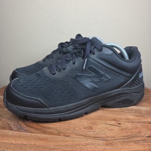New Balance 847 V4 Mens Triple Black Size 8.5 4E Extra Wide Shoes MW847CB4 - Picture 2 of 11